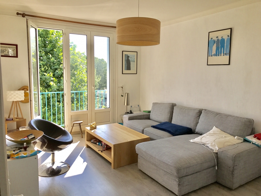 A louer appartement Brest Centre Siam/Triangle d'or T3 vue degagee sans vis à vis+garage
