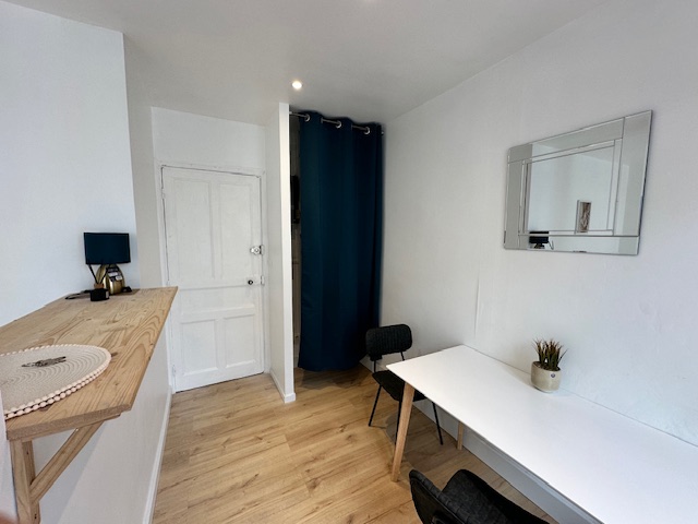 A louer Brest Rive Droite quartier Saint Pierre studio meublé refait à neuf