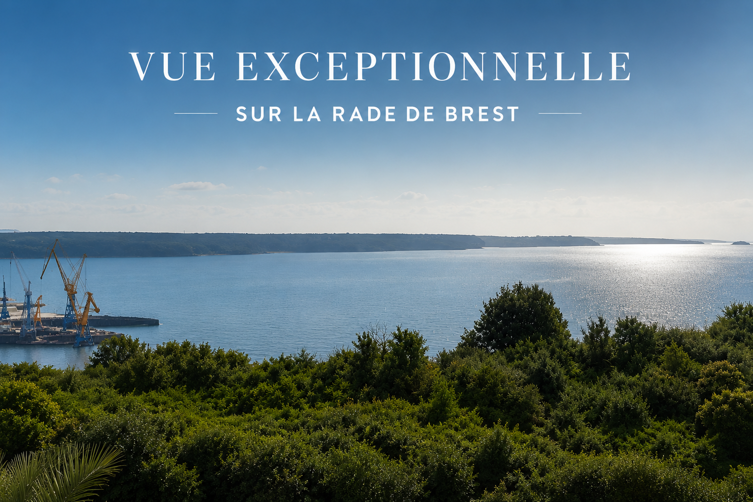 A VENDRE, BREST, SAINT MARC/GUELMEUR, PROPRIETE D'EXCEPTION FACE A LA MER